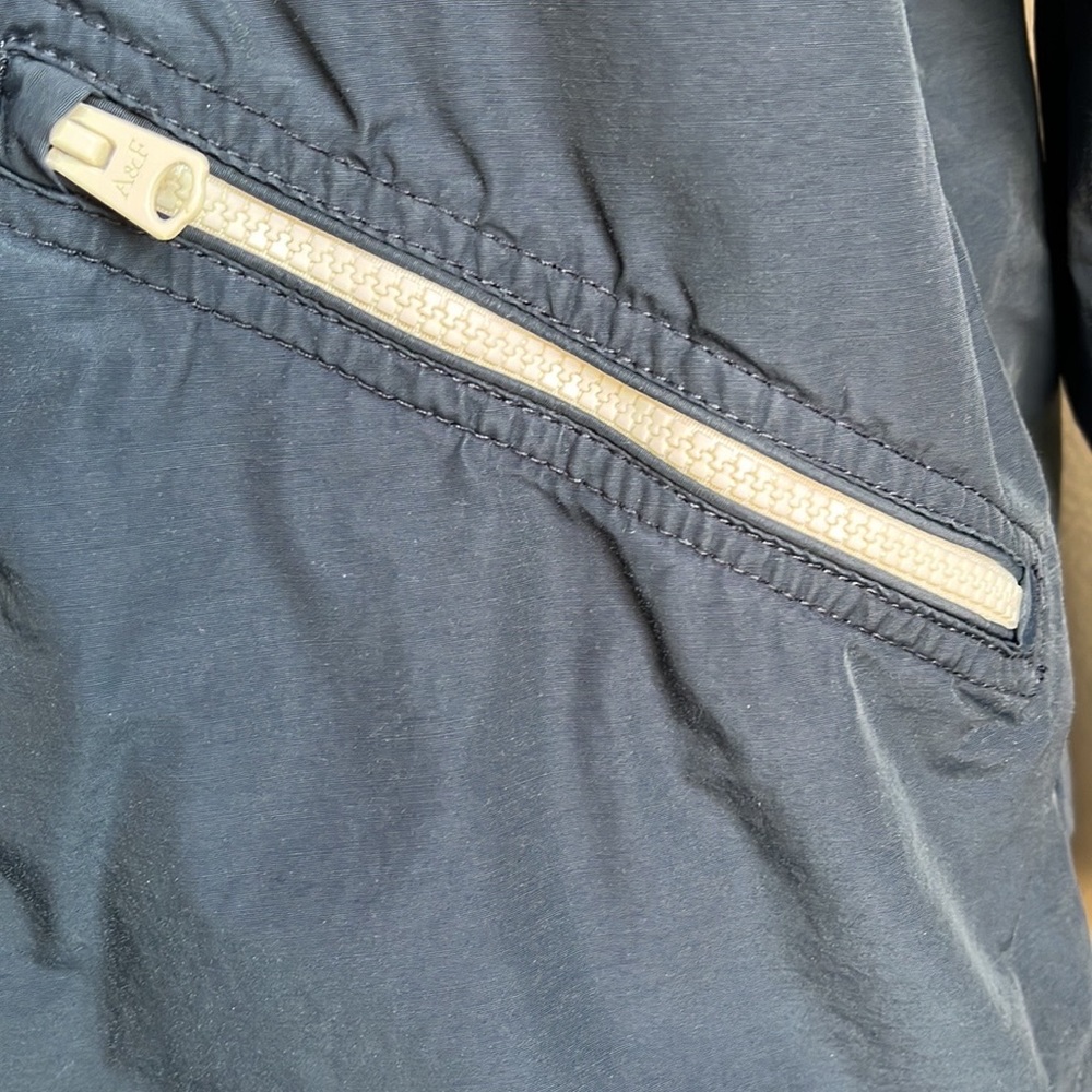 A&F Navy Rain Jacket - Picture 9 of 15